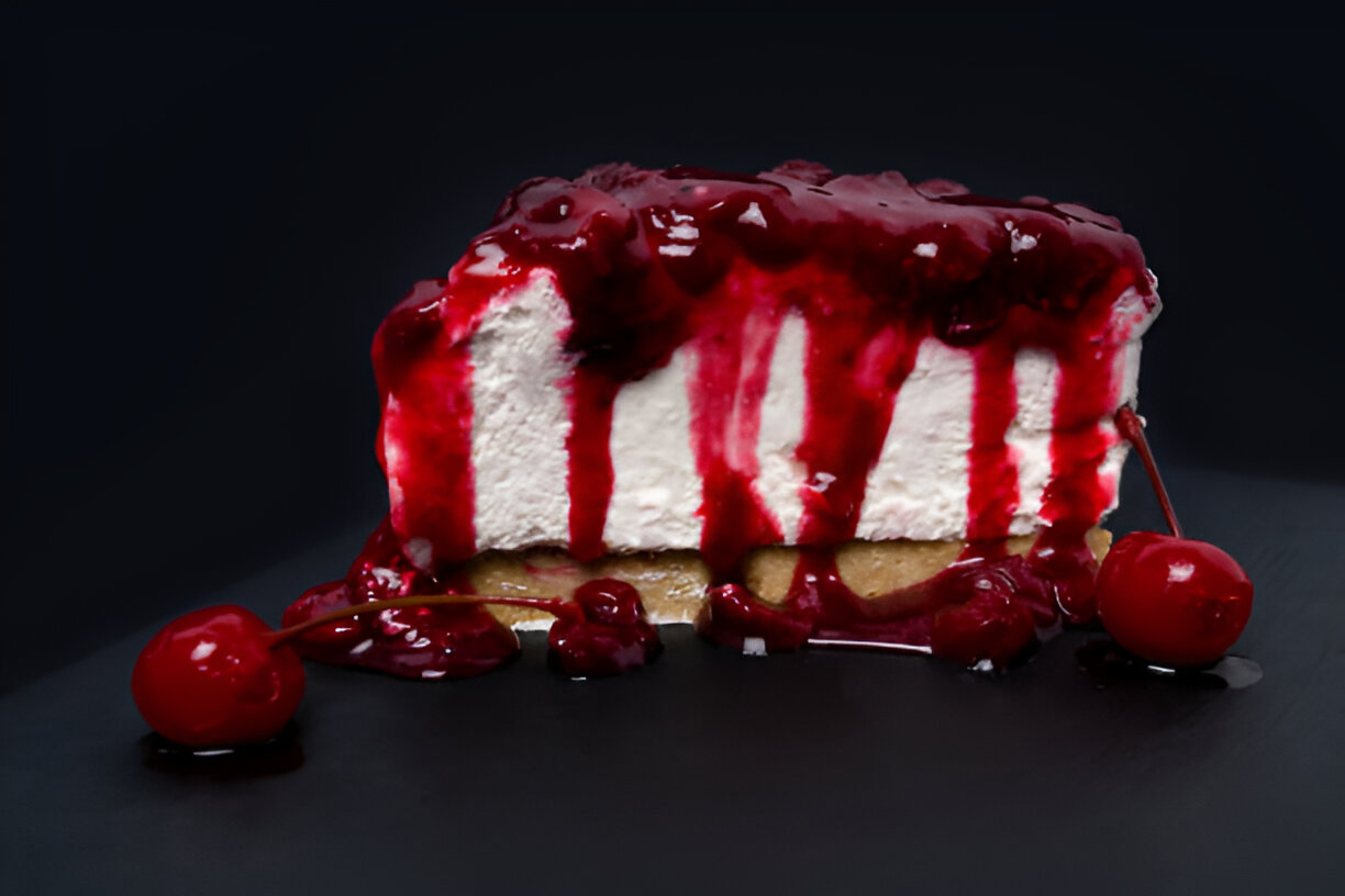 Classic Cherry Cheesecake Baking