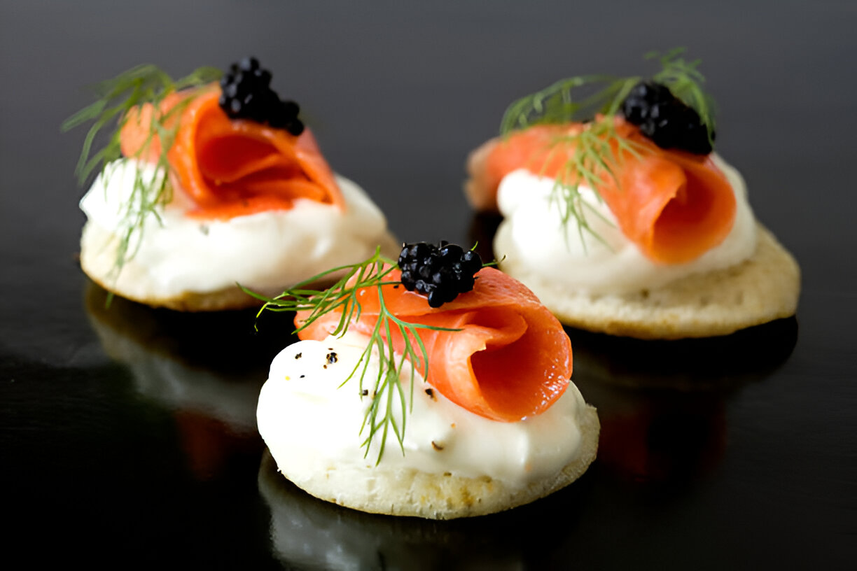 Smoked Salmon Blinis