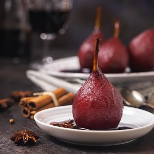 poached-pears-in-red-wine-sauce-with-mascarpone-cheese-